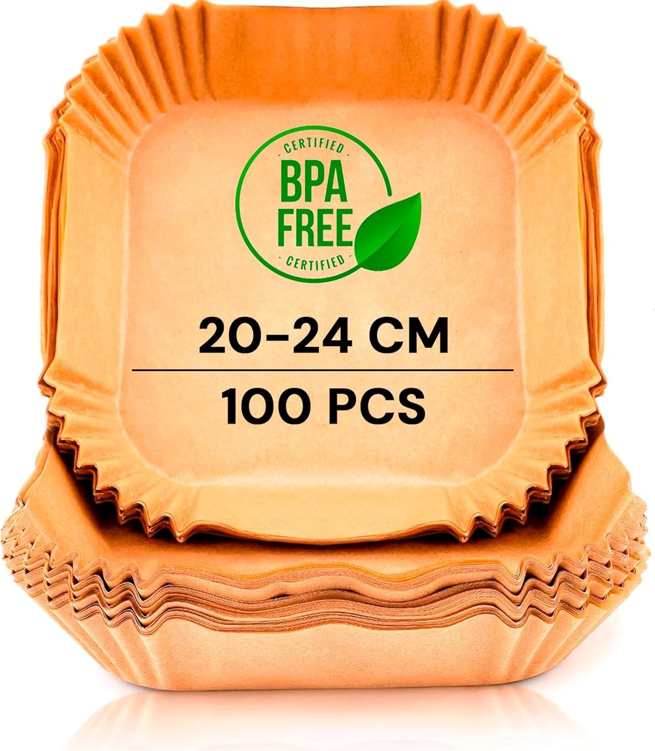 edihome, Carta Forno per Friggitrice ad Aria, BPA Free, Monouso, Adatto al Forno