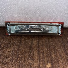 A Vintage YTS Japan My Friend 4 3/4 Long Childs Harmonica