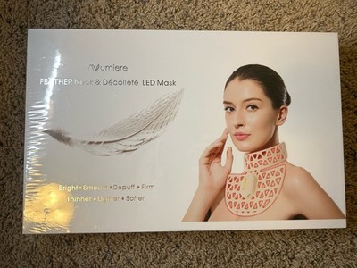 Numiere FEATHER Neck & Décolleté LED Light Therapy Mask NEW In Box Sealed $399
