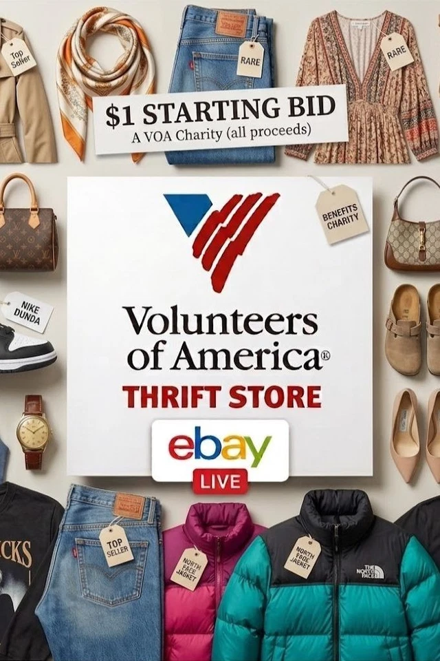 $1 Starts! | New/Used Women's Apparel, Purses - For Charity 7-30-26