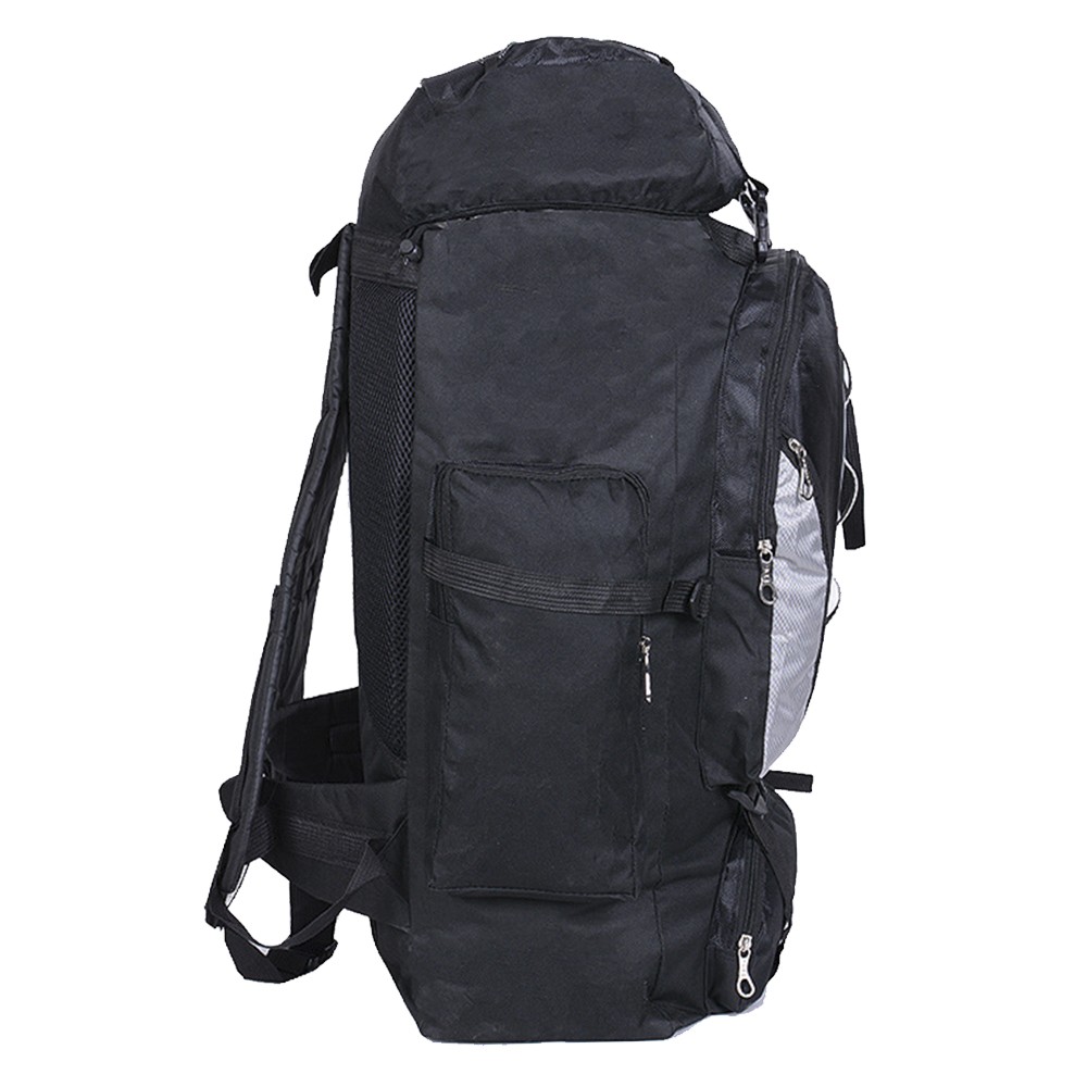 Waterproof Hiking Backpacks 100L Large Capacity Tactical Rucksack Travel Black
