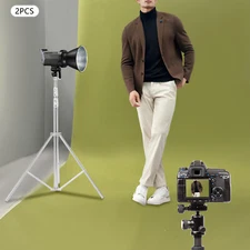 2pcs Photography Studio Lighting Softbox Photo Light Muslin Backdrop Stand Kit