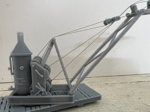 On30 Scale Steam Donkey Crane Car - Picture 3 of 8