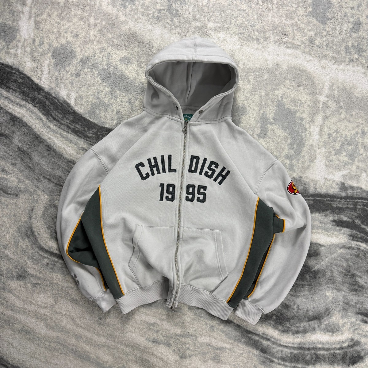 Childish TGF Bros Varsity Martian White Heavyweight Oversized Full