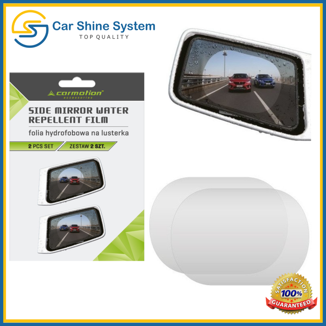 2pcs Rearview Wing Mirror Water Repellent Film Side Antifog Rain for