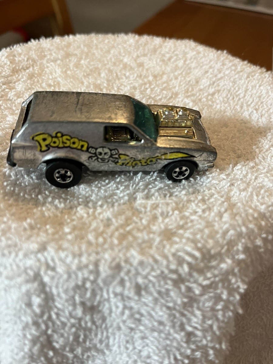Hot Wheels Vintage 1975 Hong Kong Chrome Poison Pinto Silver