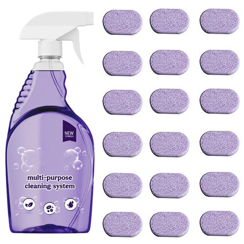 Cleanlix Cleaning Spray With Concentrated Cleaning Refills Stain Cleaner Tablets - Picture 3 of 11