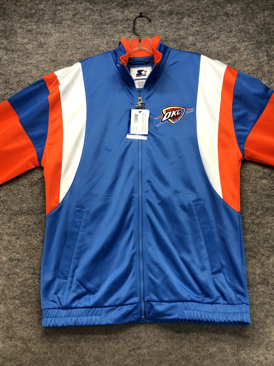 Veste de d marrage taille moyenne M OKC Thunder fermeture clair compl te piste