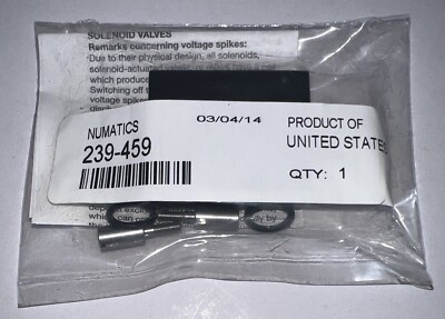 NUMATICS 239-459 PNEUMATIC VALVE MANIFOLD NEW
