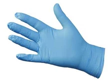 Blue Nitrile Exam Gloves 100 Pk  LARGE Powder free. 10x10packs