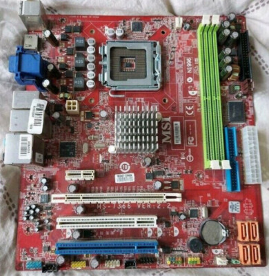 Medion MSI MS-7366, 775, NVIDIA MCP73PV, FSB 1333, DDR2 800, GLAN, Raid, mATX