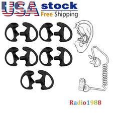 5 Pair XS Left & Right Earbud Earmold for Earpiece Acoustic Tube Two-Way Radios