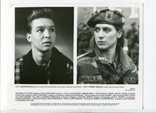 Child's Play 3-Justin Whalin and Perrey Reeves-B&W-Still