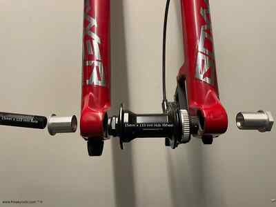 Rockshox Boxxer  20mm umrusten auf 15mm x 110mm Gabel Umbausatz von Freakynuts