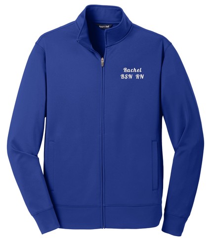 Personalized Pediatric Nurse I Love My Job Zip Up Fleece Jacket - Picture 21 of 23