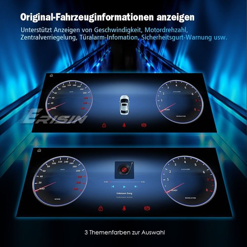 12,3" 8+128GB Android 14 CarPlay Autoradio Navi Mercedes BENZ C-Klasse W204 S204 - Bild 10 von 23
