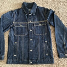 NWOT-Youth XXL Denim Jean Jacket PEEK DUNGAREES-Unisex