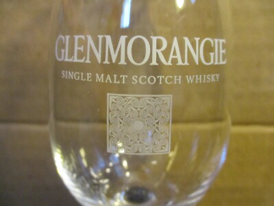 GLENMORANGIE Single Malt Whisky Stemmed 6 Inch Tall Glass