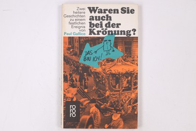 12649 Paul Gallico WAREN SIE AUCH BEI DER KRÖNUNG? 2 heitere Geschichten zu e.