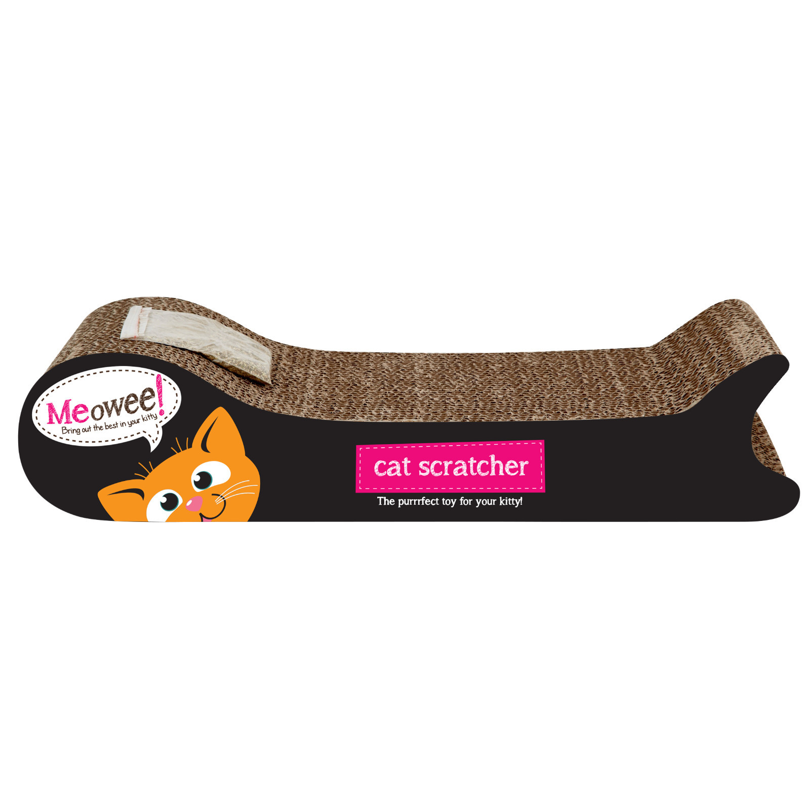 GOODGIRL CAT TO NATURE CARDBOARD CAT KITTEN SCRATCHING POST MATT BOARD W/ CATNIP