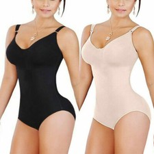 Women's Full Body Shaper Bodysuit Tummy Control Slimming Shapewear Firm