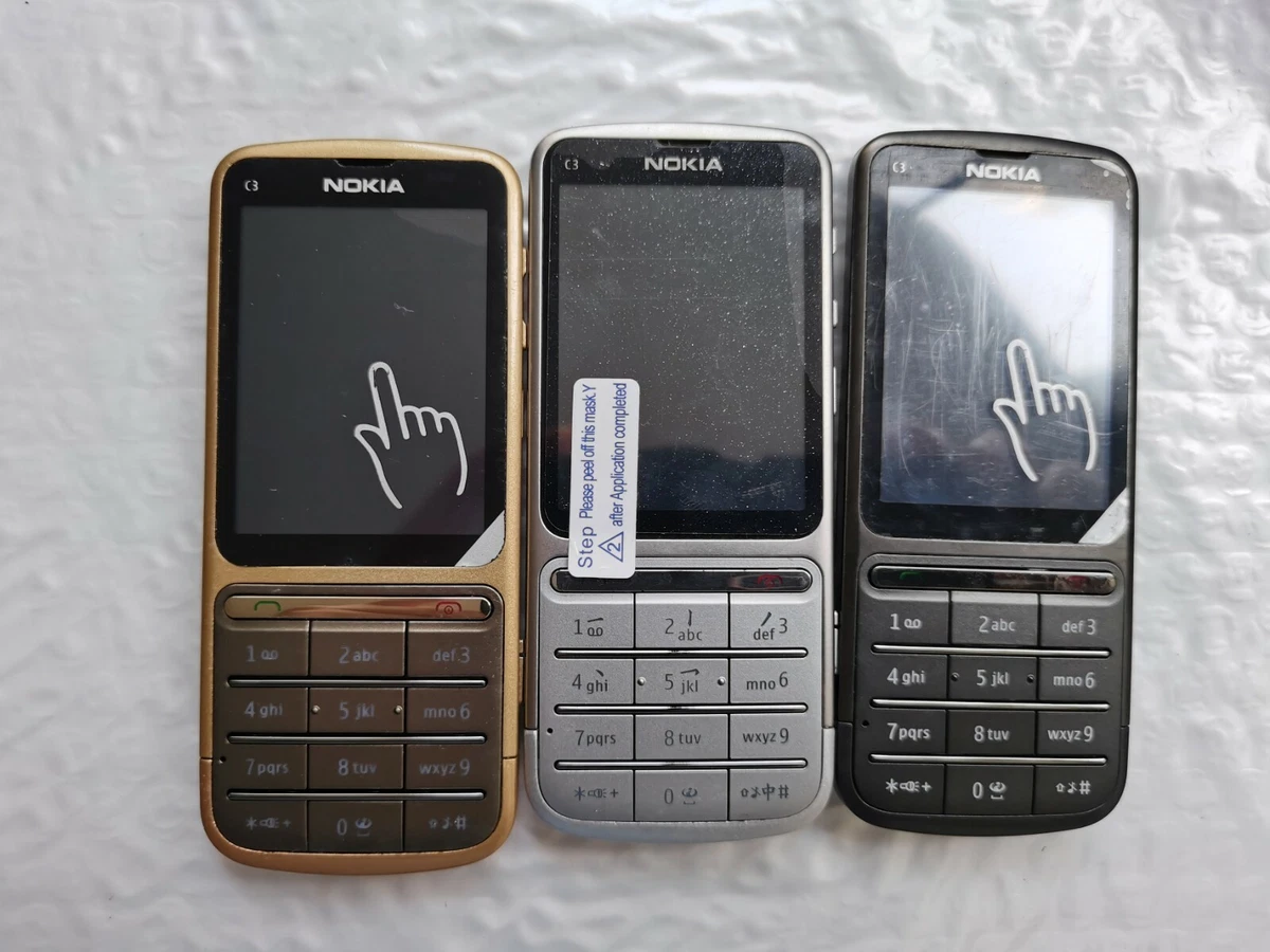 Nokia C3-01 Original mobile phones 2.4 'Inch 5MP Camera 1050mAh WIFI  Bluetooth | eBay