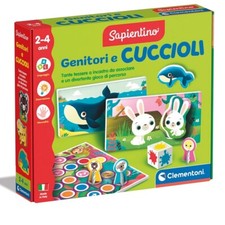Clementoni Sapientino Genitori e Cuccioli Flashcard Schede Educative Conoscere G