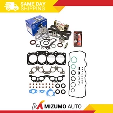 Head Gasket Set Timing Belt Kit AISIN Water Pump Fit 97-01 Toyota 2.2 5SFE