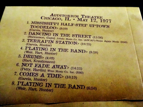 Grateful Dead Winterland 1977 Bonus Disc CD Bonus Cuts Chicago Illinois 5/12/77 - Picture 3 of 9