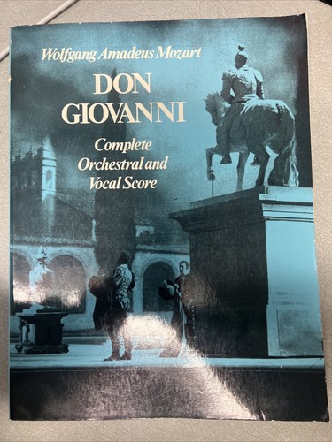 Mozart's Don Giovanni: Complete Orchestral and Vocal Score. (1974, Paperback).