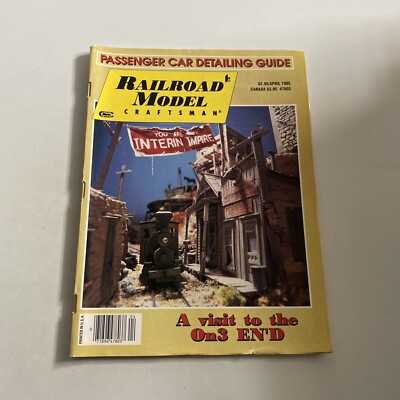 1995 April Railroad Model Craftsmen Magazine, A Visit To The End (CP337)