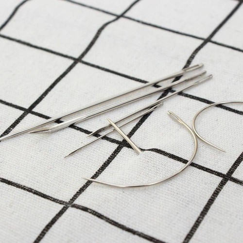 Repair Sewing Needles Kit Upholstery Carpets Canvas Tool B2O2 Curved H2O1
