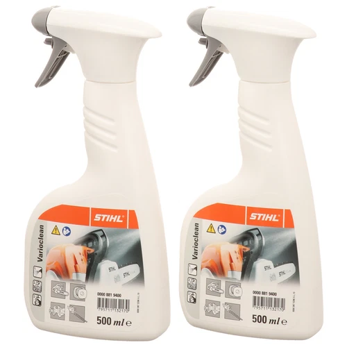 9400 STIHL Reiniger Spezialreiniger Varioclean 2 x 500 ml Sprühflasche - Bild 1 von 4