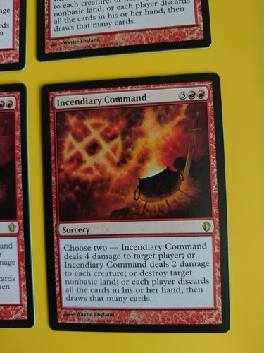 MTG Card. Incendiary Command playset. Commander 2013 4 cards Sorcery - Picture 2 of 5
