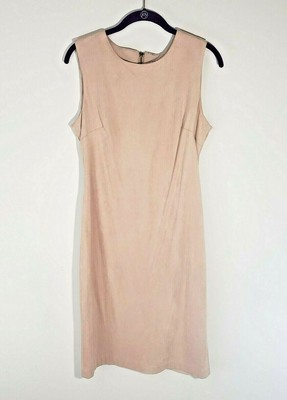 peach shift dress