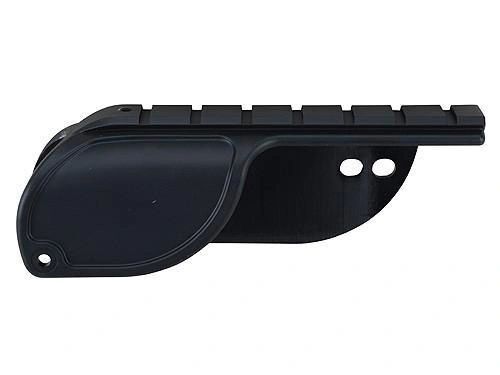 Weaver Saddle Shotgun Mount - Mossberg 500 & 835, 12-Gauge Only - Matte 48341