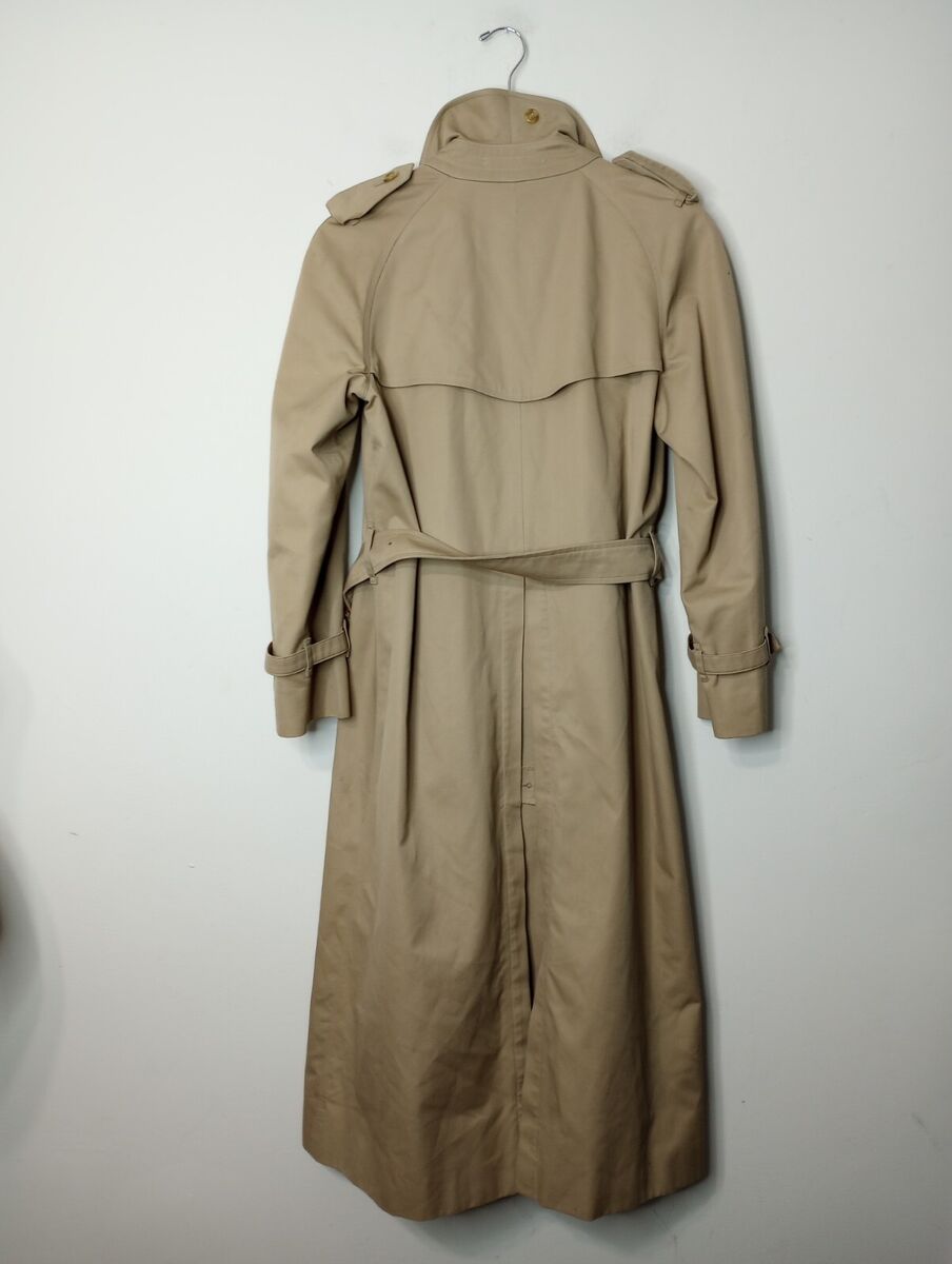 Vintage Burberry's Size 8 X-Long Twill Tan Trench Coat | eBay Vintage Burberry's Size 8 X-Long Twill Tan Trench Coat | eBay