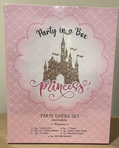 Party In A Box 43 Piece BirthdayParty Goods Set, 6 Varieties, Sealed in Box, New - Picture 16 of 26