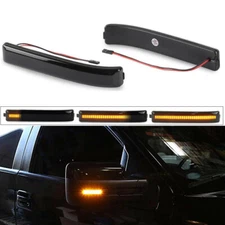 Sequential LED Side Mirror Turn Signal Lights for Ford F-150 F150 Raptor 09-14 A