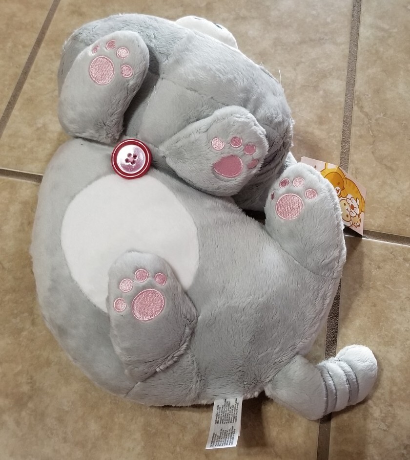 San-X Korilakkuma Laying Gray Cat 14 Inch Plush | eBay
