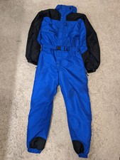 Columbia Sportsware Blue  Black One Piece Ski Suit/Snowsui Men's Size L