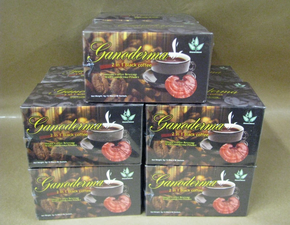 DIAMOND INTEREST Ganoderma Coffee 2-1 Classic Black Healthy Coffee - 10 Boxes (200 pks)