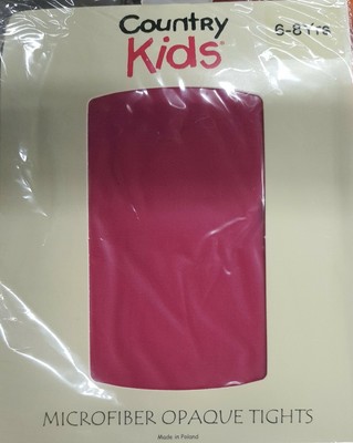 Kids Microfiber Opaque Tights 