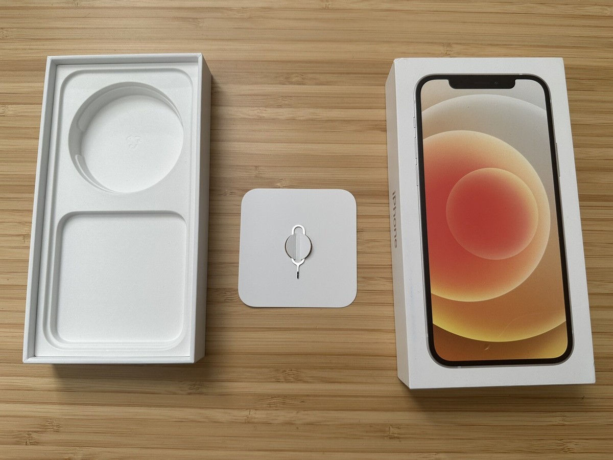 iPhone 12 White Box Only White Phone With Insert. No Phone iPhone 12 White Box Only White Phone With Insert. No Phone