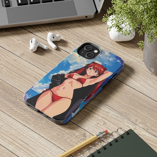 Kawaii Asuka Waifu Tough Phone Case Anime Manga Protective Cover Evangelion Geek - Picture 47 of 132