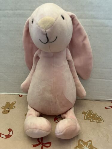 Gitzy Pink Soft Squishy Bunny Rabbit Soft Facial Features Plush Toy Lovey