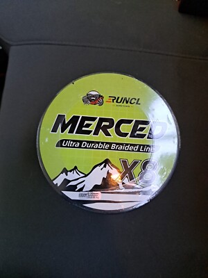 RUNCL Braided Fishing Line 150LB(68.1kgs)/0.7mm - 1000yds(8 Strands)