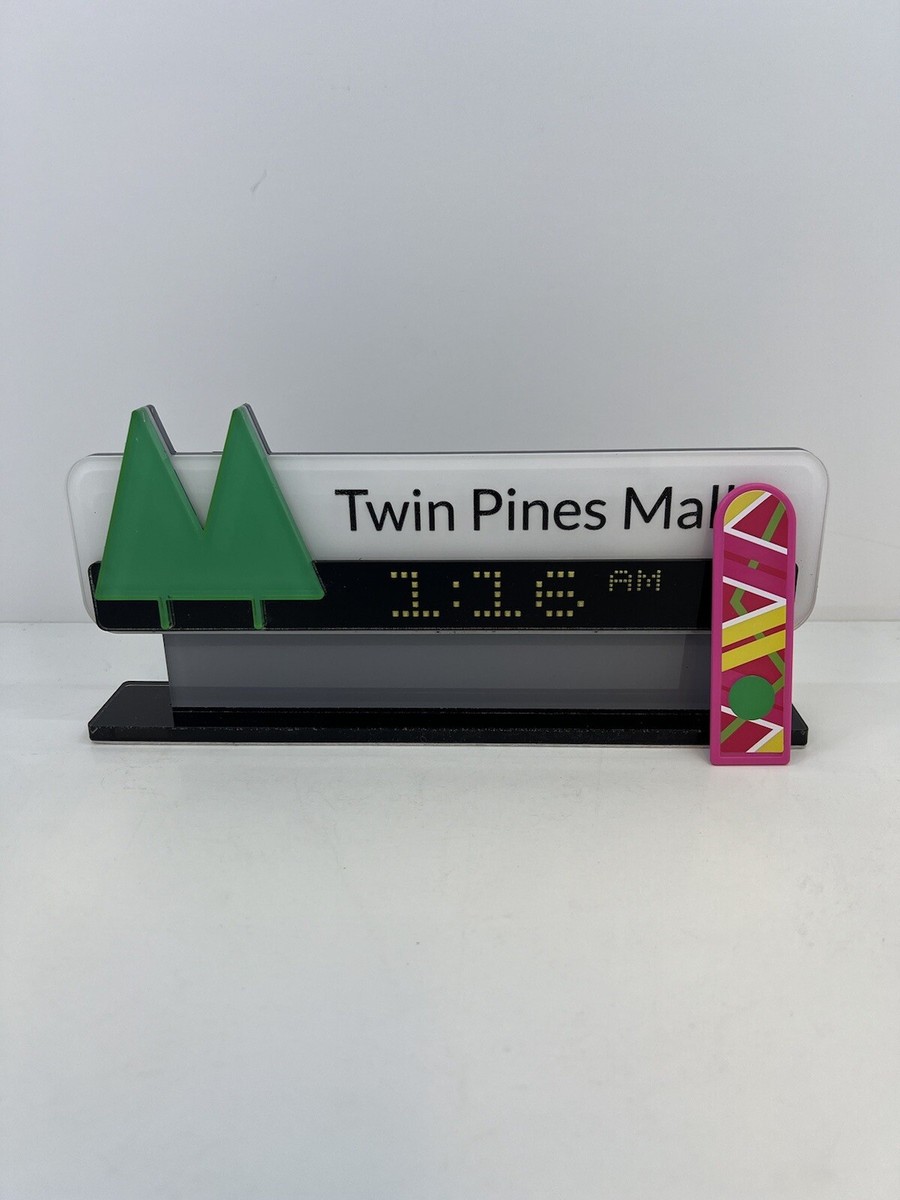 バックトゥザフューチャー TWIN PINES MALL 電飾看板 模型 バックトゥザフューチャー TWIN PINES MALL 電飾看板 模型