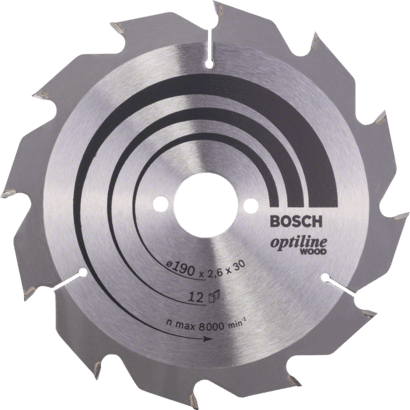 New Genuine Bosch 2608641187 Optiline Wood Circular Saw Blade