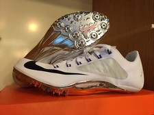 Nike Zoom Superfly R4 Mens 12.5 Womens 14 Track Spikes White Black Racer Blue